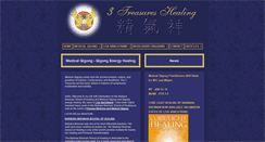 Desktop Screenshot of 3treasureshealing.com