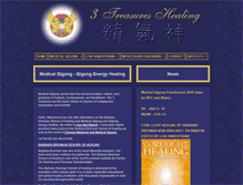 Tablet Screenshot of 3treasureshealing.com
